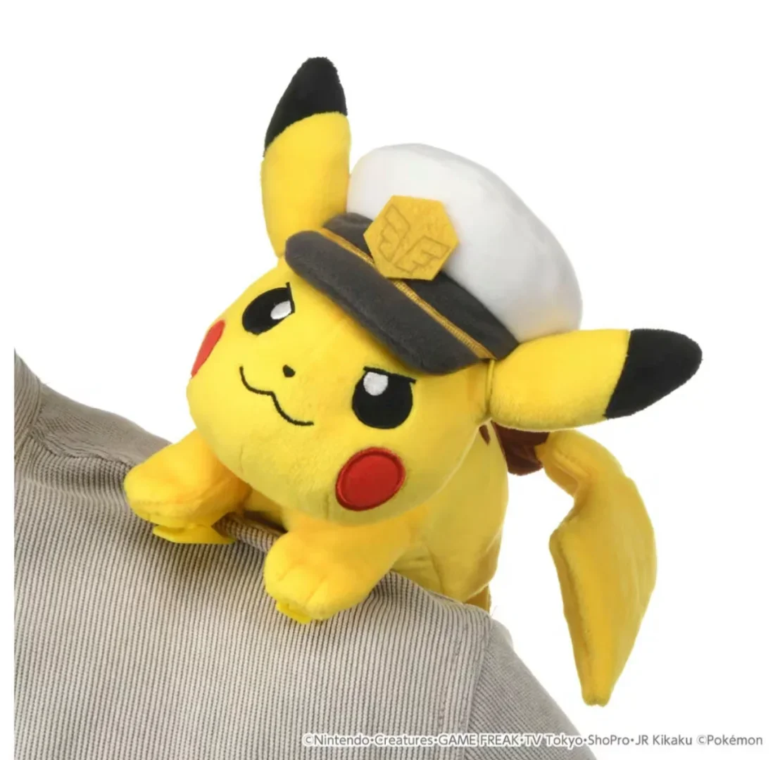 16cm In Stock Captain Pikachu Shoulder Plush Cute Pokémon Anime Decor Toy
16cm In Stock Captain Pikachu Shoulder Plush Cute Pokémon Anime Decor Toy