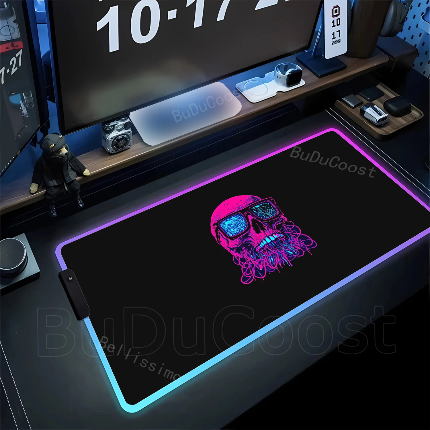 RGB Skull Art Mouse Pad Rug Mouse Mat Color Slant Waterproof Setup Gaming Accessories Control Type Mouse pad Gamer pad xxl
RGB Skull Art Mouse Pad Rug Mouse Mat Color Slant Waterproof Setup Gaming Accessories Control Type Mouse pad Gamer pad xxl