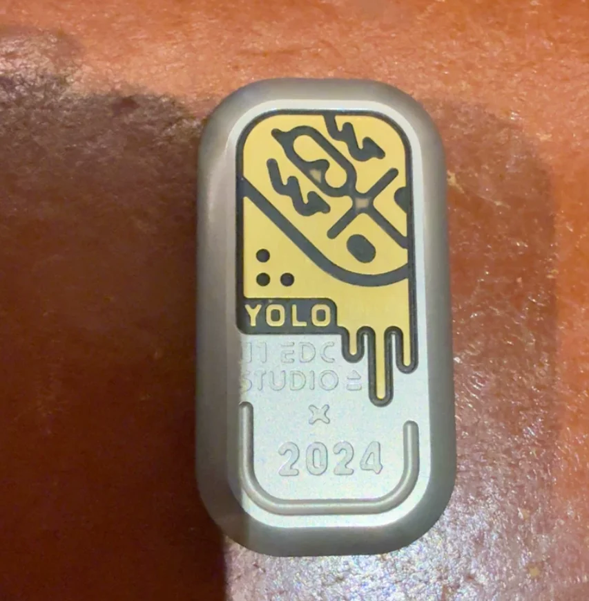 Used EDC Blade YOLO+01 fidget slider decompression toy
Used EDC Blade YOLO+01 fidget slider decompression toy