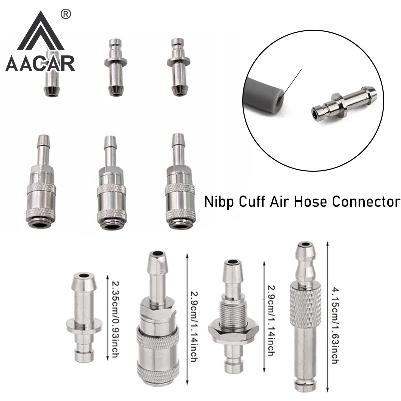 1pc Generic Nibp Cuff Air Hose Connector Blood Pressure Cuff Connector Male and Female NIBP Connector for Patient NIBP Universal
1pc Generic Nibp Cuff Air Hose Connector Blood Pressure Cuff Connector Male and Female NIBP Connector for Patient NIBP Universal