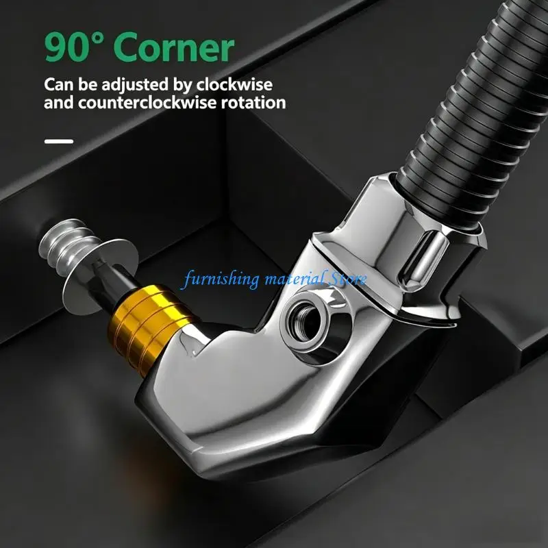 Y5GD Rotatable 90 Degree Right Angled Drill Adapter Confined Areas for Electric Drill
Y5GD Rotatable 90 Degree Right Angled Drill Adapter Confined Areas for Electric Drill