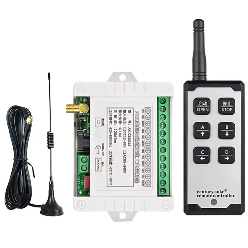 2000 м DC12V 24V 36V 4CH 420 ~ 450 МГц FM беспроводной пульт дистанционного управления переключатель приемник передатчик всасывающая антенна для светодиодной подсветки или двигателя
2000 м DC12V 24V 36V 4CH 420 ~ 450 МГц FM беспроводной пульт дистанционного управления переключатель приемник передатчик всасывающая антенна для светодиодной подсветки или двигателя