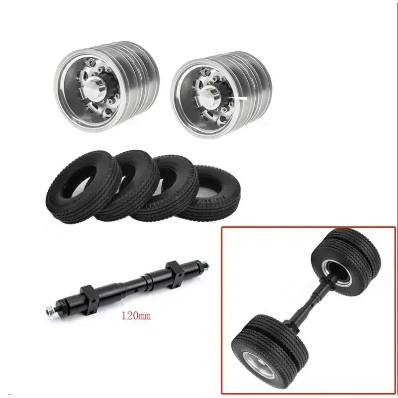 Неактивируемая задняя ось с колесом на 10 отверстий для трактора-тягача Tamiya 1/14, модификация заднего прицепа, запасные части для самостоятельной сборки
Неактивируемая задняя ось с колесом на 10 отверстий для трактора-тягача Tamiya 1/14, модификация заднего прицепа, запасные части для самостоятельной сборки