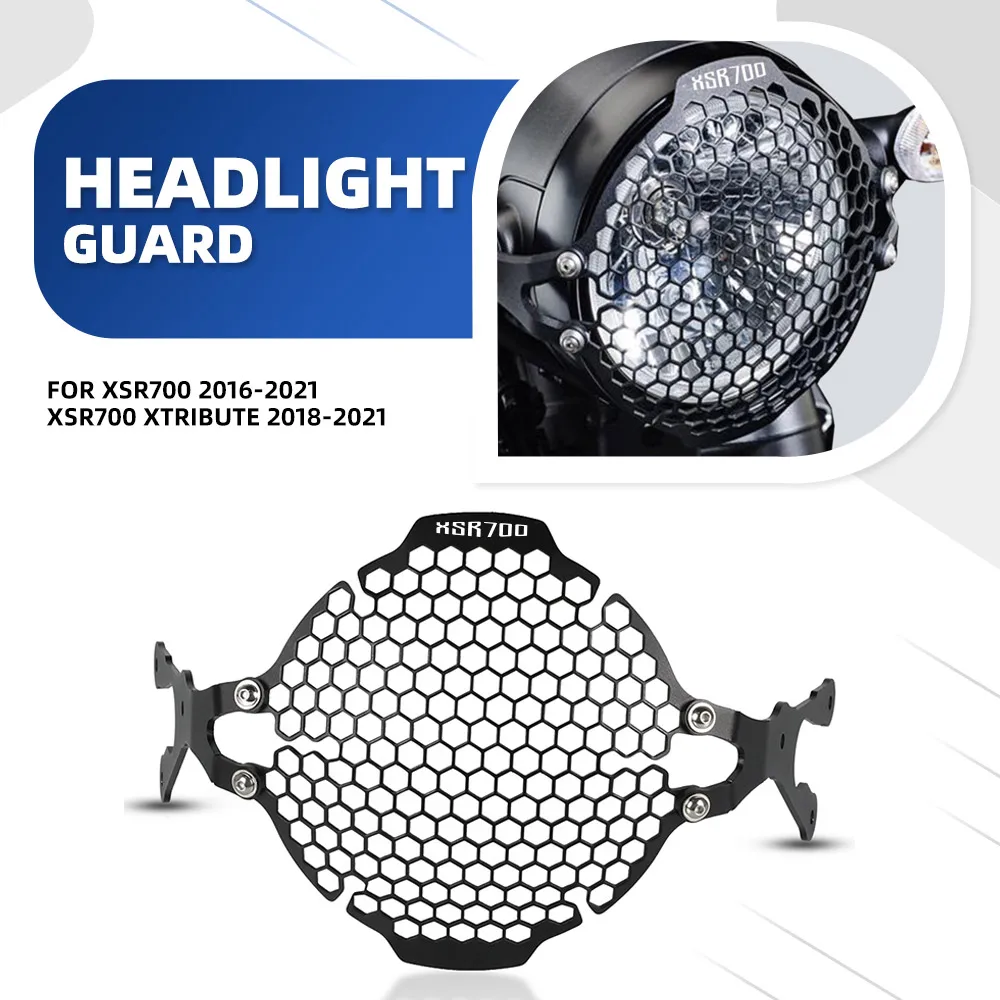 For Yamaha XSR700 2016-2021 XSR700 XTribute 2018-2021 Headlight Protector Cover Grill Motorcycle Headlight Guard 2020 2019 2017
For Yamaha XSR700 2016-2021 XSR700 XTribute 2018-2021 Headlight Protector Cover Grill Motorcycle Headlight Guard 2020 2019 2017