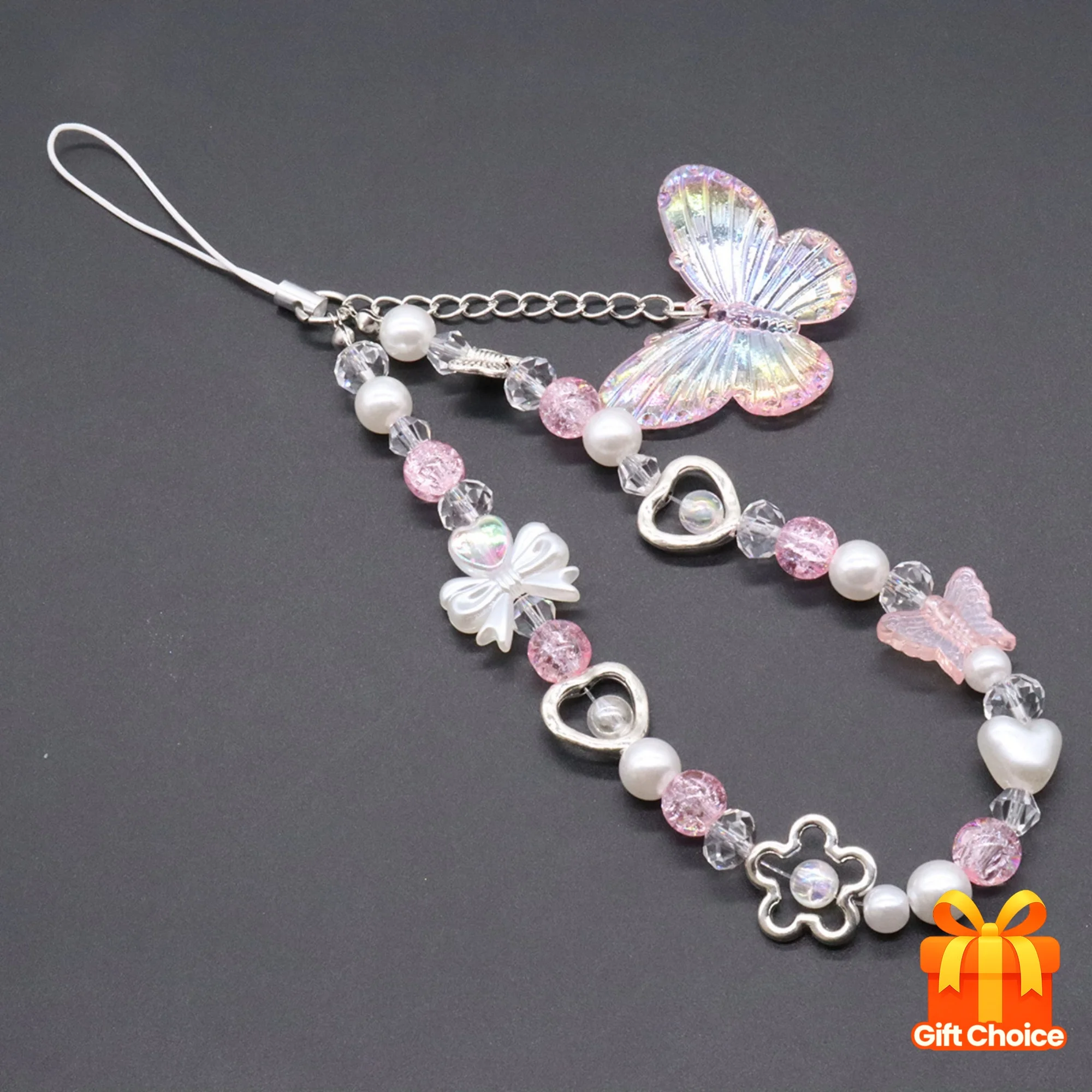 New Dopamine Butterfly Phone Lanyard, Simple SweetShortPhoneWristStrapforWomen, Portable Cell Phone Strap, Charming Gift for Her
New Dopamine Butterfly Phone Lanyard, Simple SweetShortPhoneWristStrapforWomen, Portable Cell Phone Strap, Charming Gift for Her