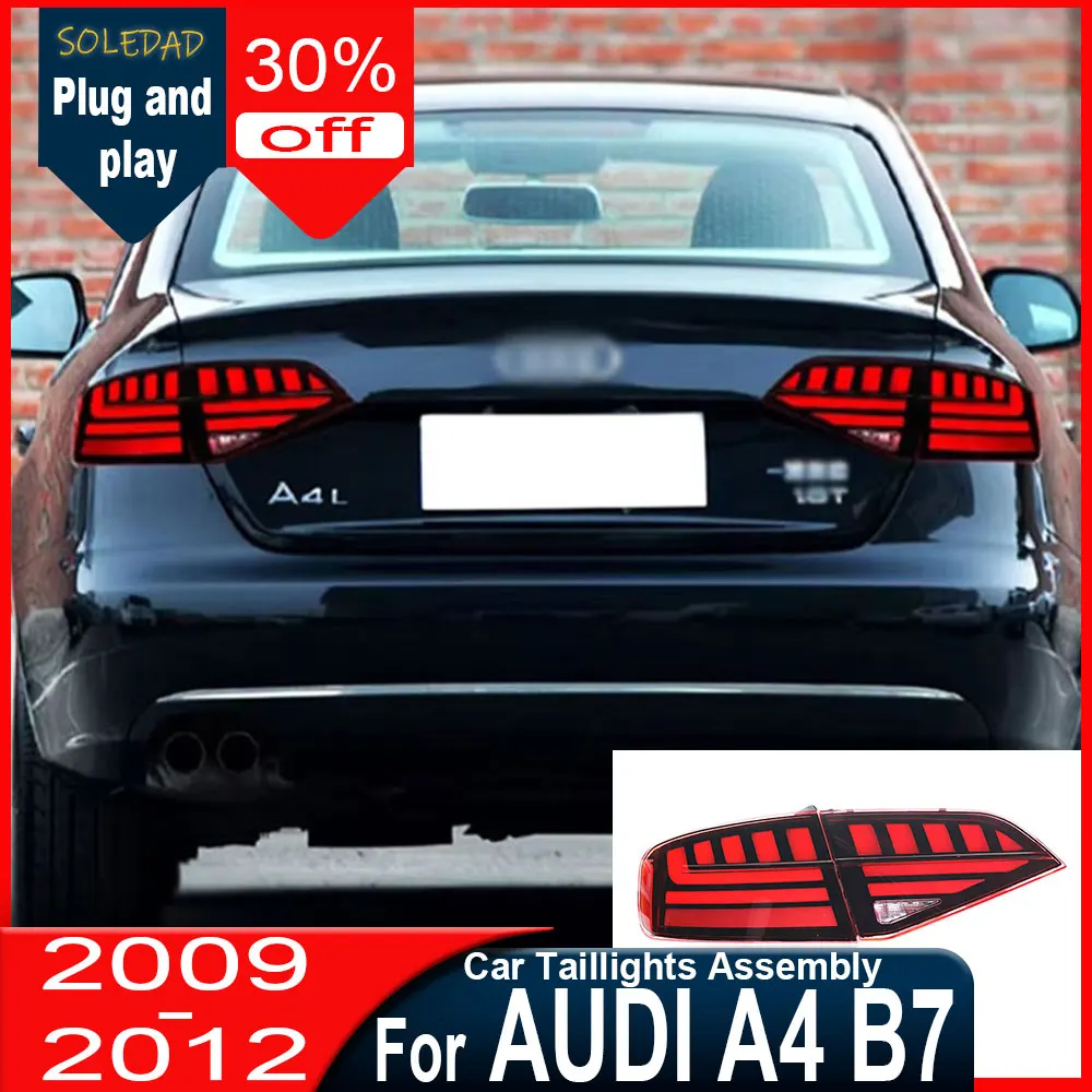Задние фонари для Audi A4 2009-2012 A4L B8, модернизация под B9, с функциями противотуманных фар, ДХО, стоп-сигнала и указателей поворота, Plug and Play
Задние фонари для Audi A4 2009-2012 A4L B8, модернизация под B9, с функциями противотуманных фар, ДХО, стоп-сигнала и указателей поворота, Plug and Play