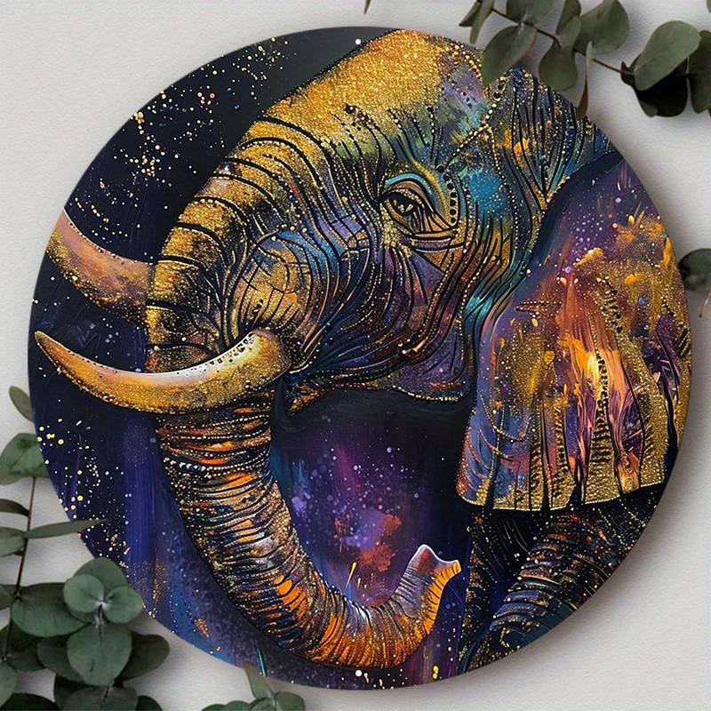 Aluminum Metal Sign 2D Circular Wreath Logo, Tavern Club Home Scene Decoration, Elephant Pet Decoration, Decorative Wall Poster
Aluminum Metal Sign 2D Circular Wreath Logo, Tavern Club Home Scene Decoration, Elephant Pet Decoration, Decorative Wall Poster
