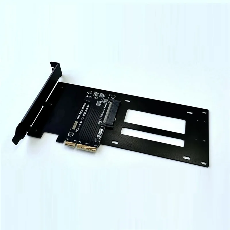 AC57-Pcie 5.0 X4 к U.2 (SFF-8639) Карта адаптера жесткого диска SSD PCI Express Gen5.0 4X к U.2 SFF-8639 Адаптер жесткого диска SSD
AC57-Pcie 5.0 X4 к U.2 (SFF-8639) Карта адаптера жесткого диска SSD PCI Express Gen5.0 4X к U.2 SFF-8639 Адаптер жесткого диска SSD