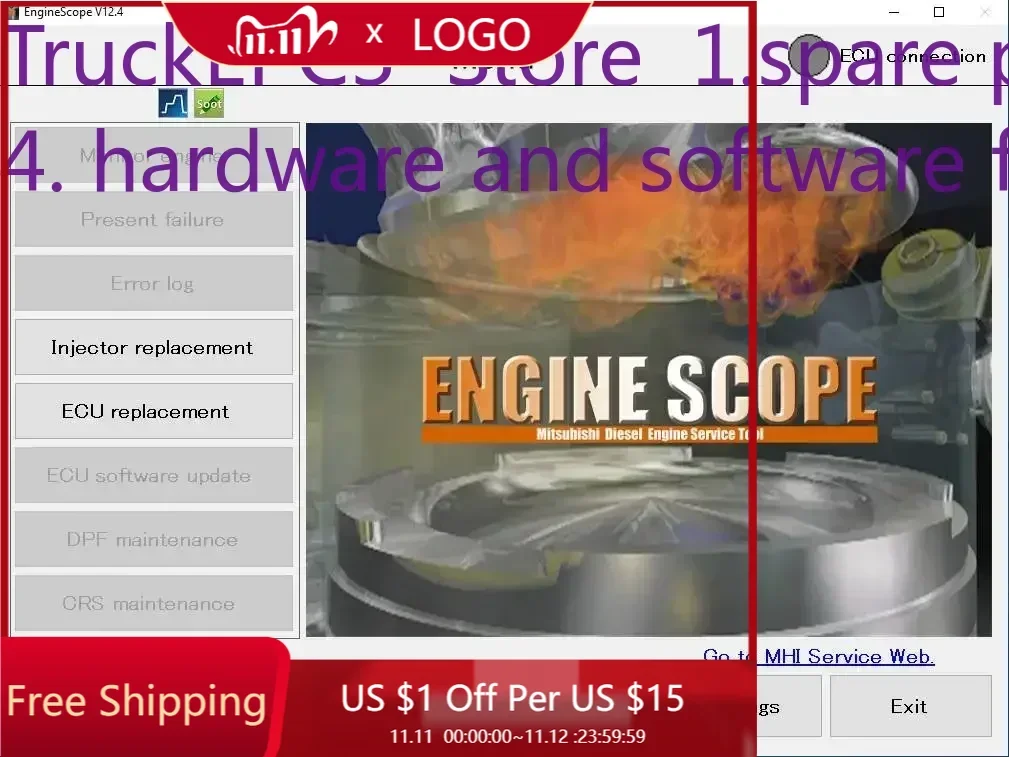TruckEPC3 для дизельного двигателя Mitsubishi EngineScope V12.4.2, сервисный инструмент + ключ
TruckEPC3 для дизельного двигателя Mitsubishi EngineScope V12.4.2, сервисный инструмент + ключ