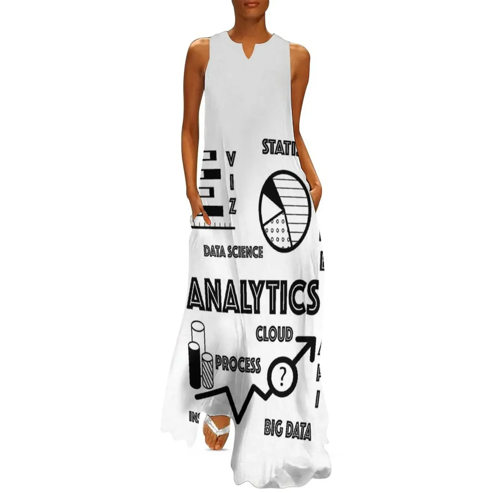 Data Analytics Awesome T-Shirt Long Dress elegant guest wedding dress Women's long dress
Data Analytics Awesome T-Shirt Long Dress elegant guest wedding dress Women's long dress