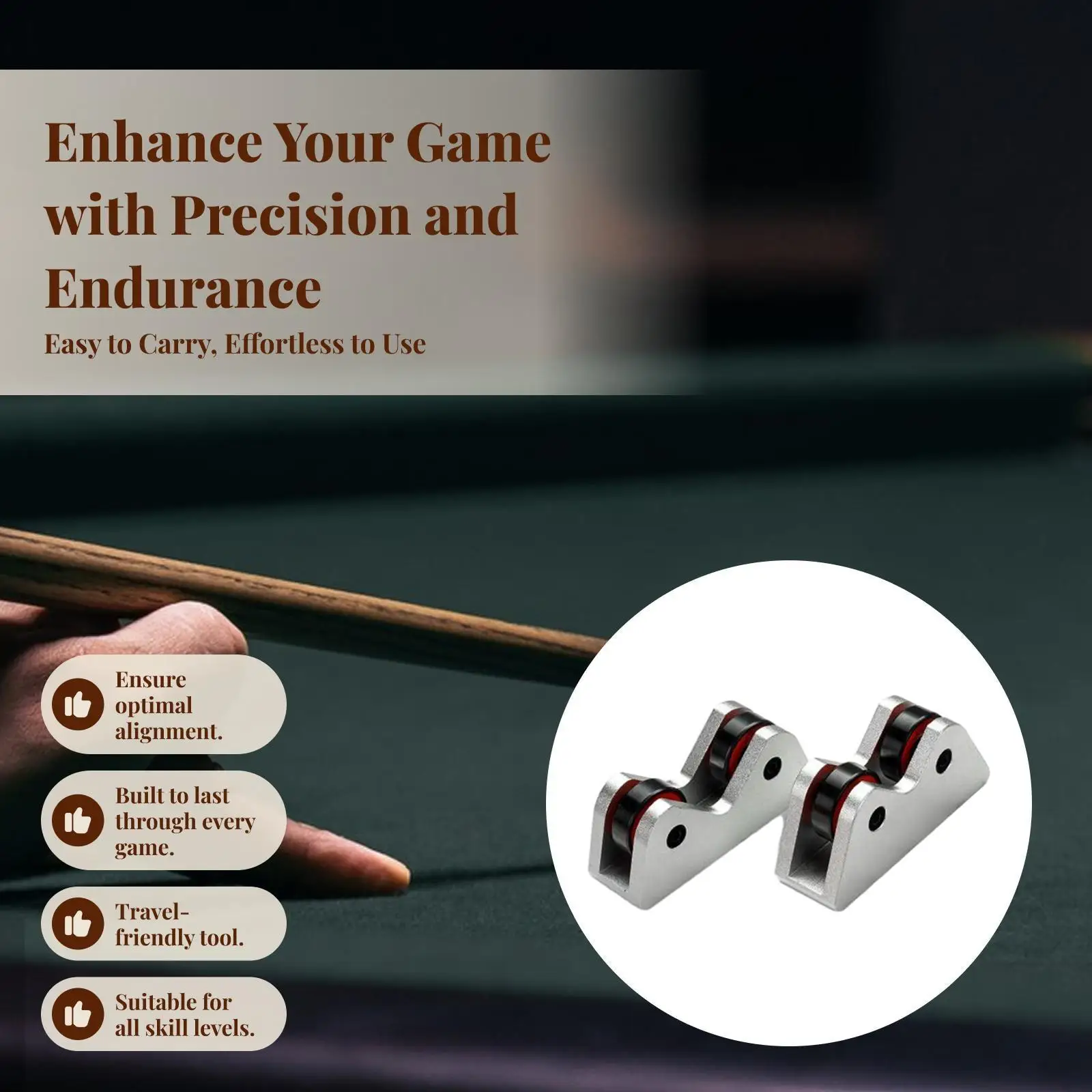 Pool Billiard Cue Straightness Checker Club Maintenance Tool Detection 2x
Pool Billiard Cue Straightness Checker Club Maintenance Tool Detection 2x