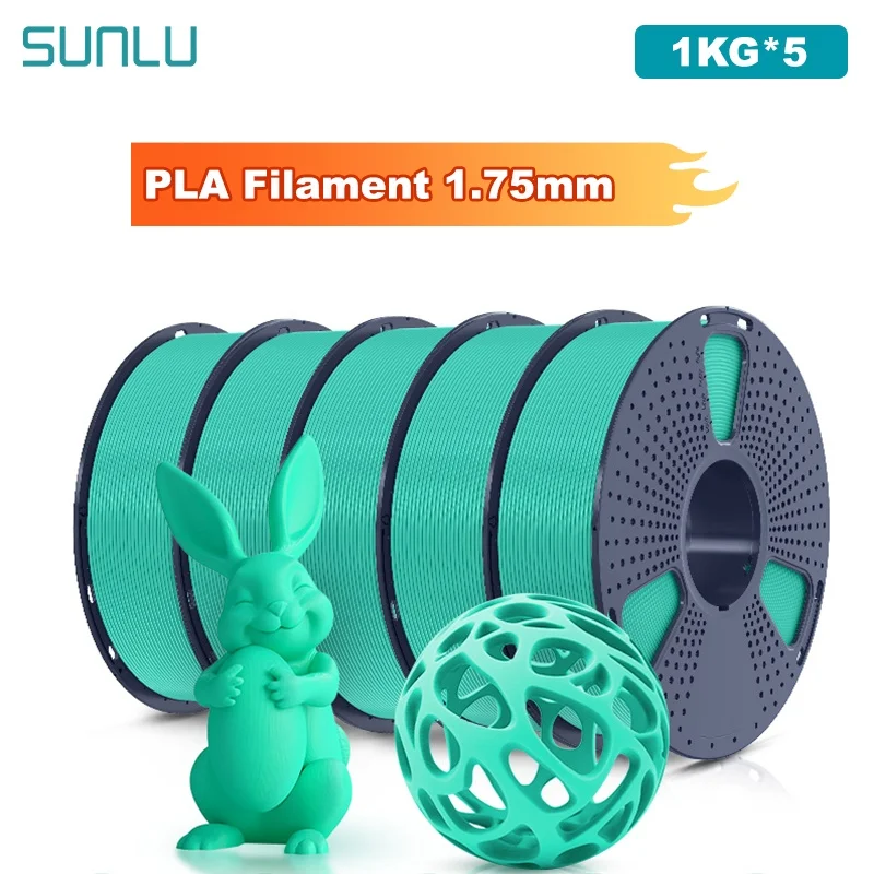 SUNLU 5 кг PLA/прозрачная нить для 3D-принтера, катушка 1,75 мм, 1000 г (2,2 фунта), аккуратно розташоваемая нить без узла, подходит для большинства принтеров FDM
SUNLU 5 кг PLA/прозрачная нить для 3D-принтера, катушка 1,75 мм, 1000 г (2,2 фунта), аккуратно розташоваемая нить без узла, подходит для большинства принтеров FDM