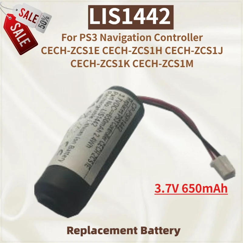 High Quality LIS1442 Battery 3.7V 650mAh for PS3 Navigation Controller CECH-ZCS1E,CECH-ZCS1H, CECH-ZCS1J,CECH-ZCS1K,CECH-ZCS1M
High Quality LIS1442 Battery 3.7V 650mAh for PS3 Navigation Controller CECH-ZCS1E,CECH-ZCS1H, CECH-ZCS1J,CECH-ZCS1K,CECH-ZCS1M