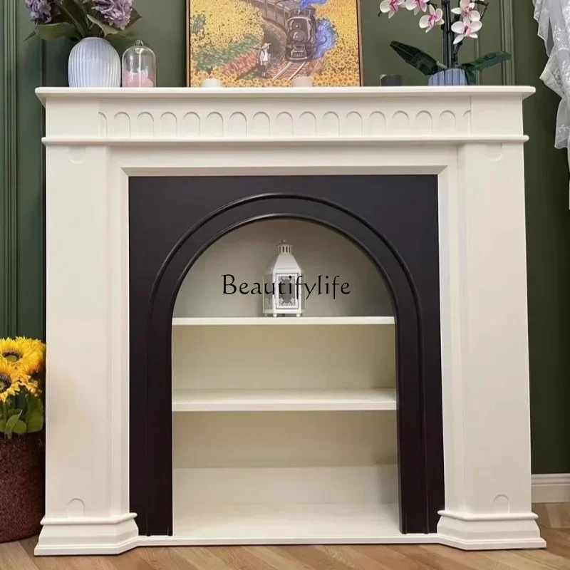 FG11Французский ретро-камин из цельного дерева, черный бесшумный ветер, декоративный шкаф, камин, стойка для растений
FG11Французский ретро-камин из цельного дерева, черный бесшумный ветер, декоративный шкаф, камин, стойка для растений