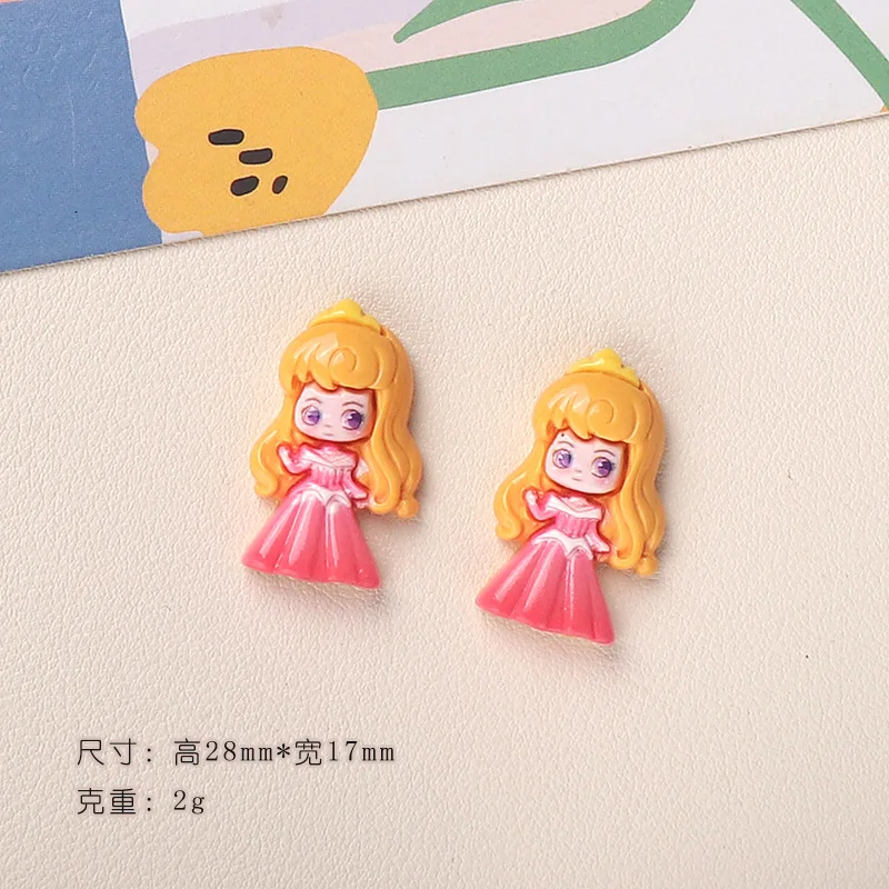 Disney Princess Cartoon DIY Resin Accessories Accessories Small Princess Cream Glue Handmade Hair Clip Phone Case Shoe Buckle Ac
Disney Princess Cartoon DIY Resin Accessories Accessories Small Princess Cream Glue Handmade Hair Clip Phone Case Shoe Buckle Ac