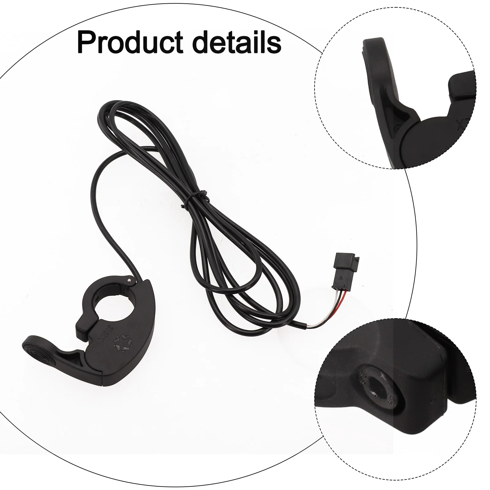 Electric Bicycle Thumb Throttle Speed Control 12 72V for EBike Left Right Compatibility with 22 2mm Handlebars
Electric Bicycle Thumb Throttle Speed Control 12 72V for EBike Left Right Compatibility with 22 2mm Handlebars