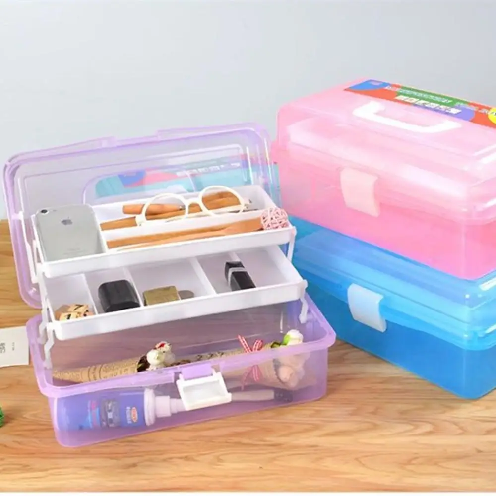 Трехслойные коробки для хранения, чехол с прозрачной крышкой, органайзер, пластиковая складная коробка для поделок в домашнем офисе
Трехслойные коробки для хранения, чехол с прозрачной крышкой, органайзер, пластиковая складная коробка для поделок в домашнем офисе