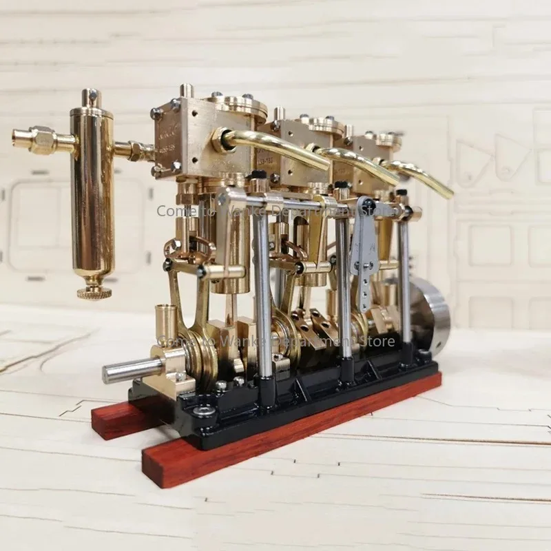 Two-cylinder/three-cylinder Steam Engine LS3-13s Is Suitable for Steam Ships That Can Switch Between Forward and Reverse Models.
Two-cylinder/three-cylinder Steam Engine LS3-13s Is Suitable for Steam Ships That Can Switch Between Forward and Reverse Models.