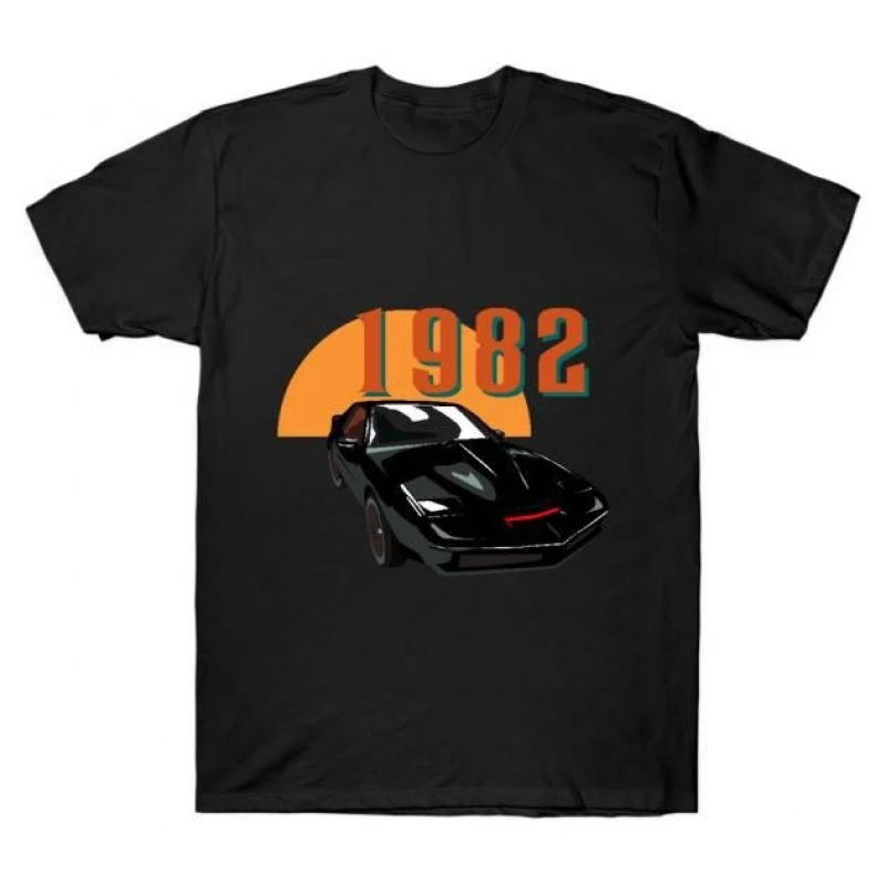1982 Trans Am Knight Rider 80s Retro Car Gift t shirt 100% cotton printed tee Short Sleeve Graphic Clothes All size tops S-6XL
1982 Trans Am Knight Rider 80s Retro Car Gift t shirt 100% cotton printed tee Short Sleeve Graphic Clothes All size tops S-6XL