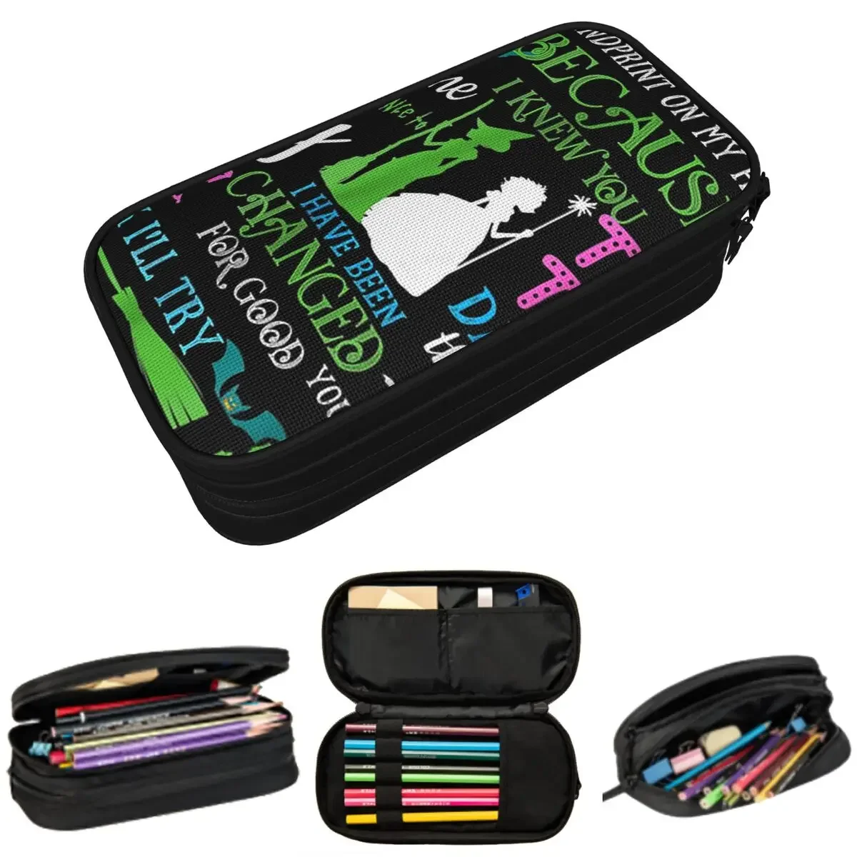 Halloween Wicked Musical Pencil Cases Large Capacity Pen Bags Pen Box Pencil Pouch For Boys Girls Stationery School Office
Halloween Wicked Musical Pencil Cases Large Capacity Pen Bags Pen Box Pencil Pouch For Boys Girls Stationery School Office