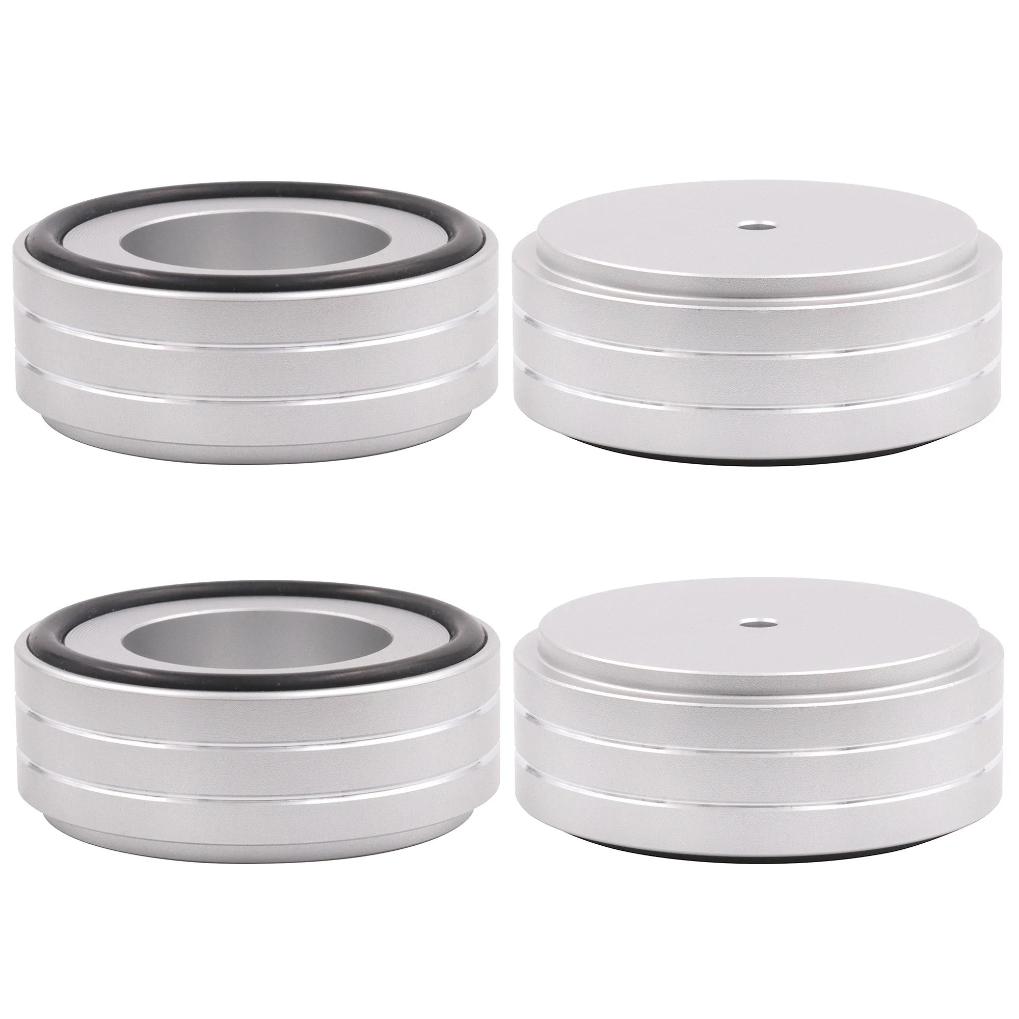 4-Pack 58x22mm Anodized Aluminum Speaker & Amplifier Isolation Feet Stands with Golden, Silver, and Black Options
4-Pack 58x22mm Anodized Aluminum Speaker & Amplifier Isolation Feet Stands with Golden, Silver, and Black Options
