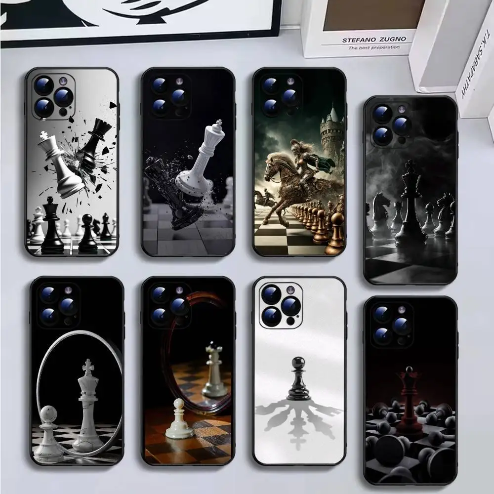 Cool Chess Art Phone Case For iPhone16,15,14,13,12,11 Plus,Pro Max,XS,X,XR,SE,Mini,8,7,Soft Black Cover
Cool Chess Art Phone Case For iPhone16,15,14,13,12,11 Plus,Pro Max,XS,X,XR,SE,Mini,8,7,Soft Black Cover