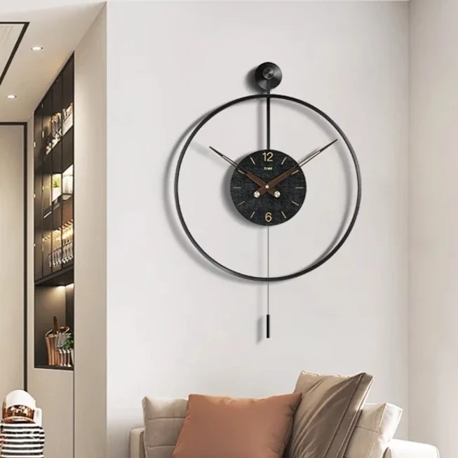 Spanish minimalist personality living room clock creative light luxury decoration wall clock simple modern art silent clock
Spanish minimalist personality living room clock creative light luxury decoration wall clock simple modern art silent clock