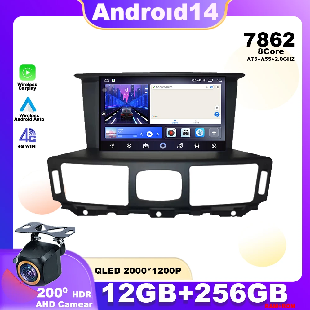 Android 14 For Infiniti Q70 Q70L M25 M35 M37 M56 2012 - 2019 Carplay Car Radio Multimedia Navigation Stereo GPS Monitor Screen
Android 14 For Infiniti Q70 Q70L M25 M35 M37 M56 2012 - 2019 Carplay Car Radio Multimedia Navigation Stereo GPS Monitor Screen