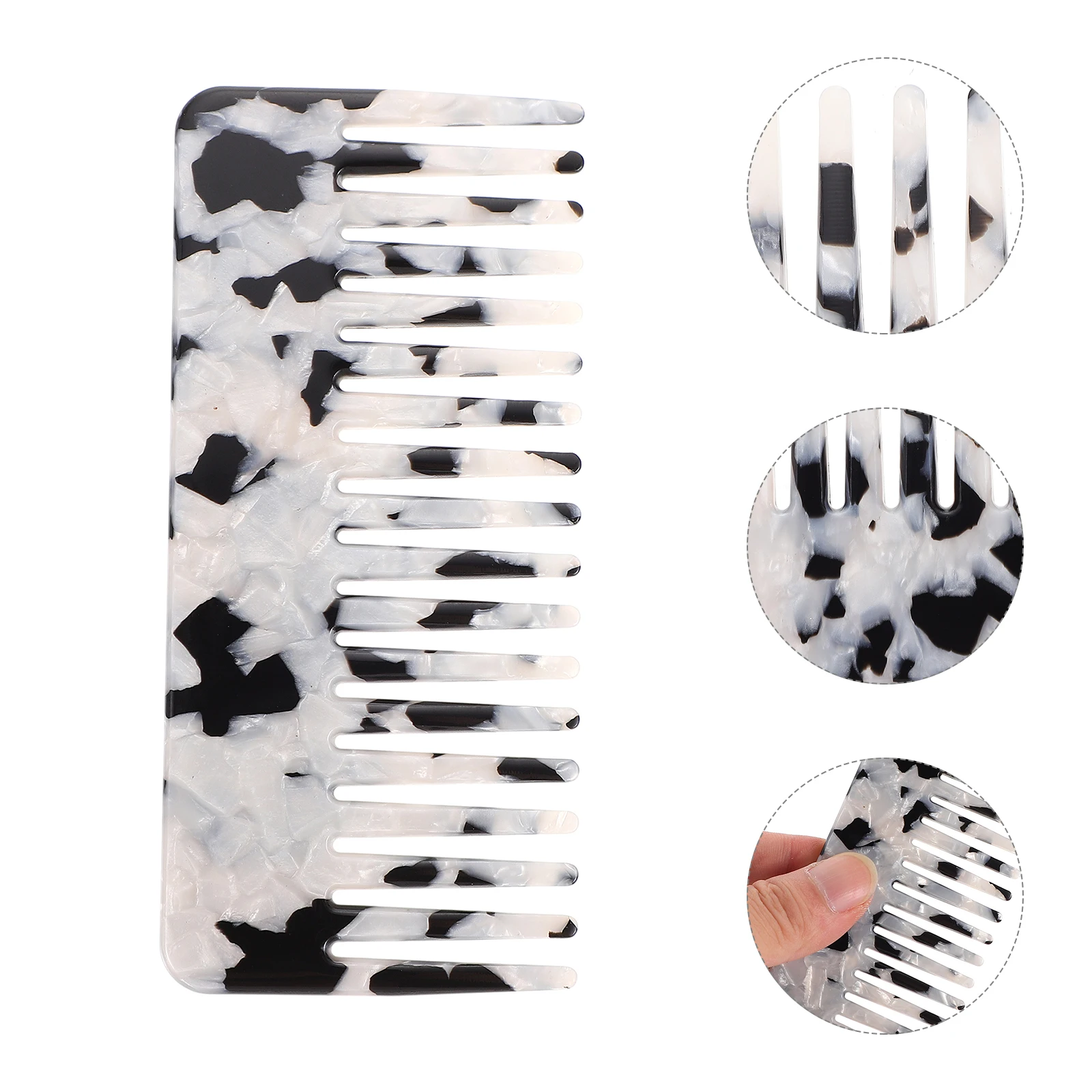 Anti Static Hair Comb Stylish Acetate Smooth Teeth Detangle Easy Glide Prevent Breakage Stimulate Scalp Massage Comfortable Grip
Anti Static Hair Comb Stylish Acetate Smooth Teeth Detangle Easy Glide Prevent Breakage Stimulate Scalp Massage Comfortable Grip