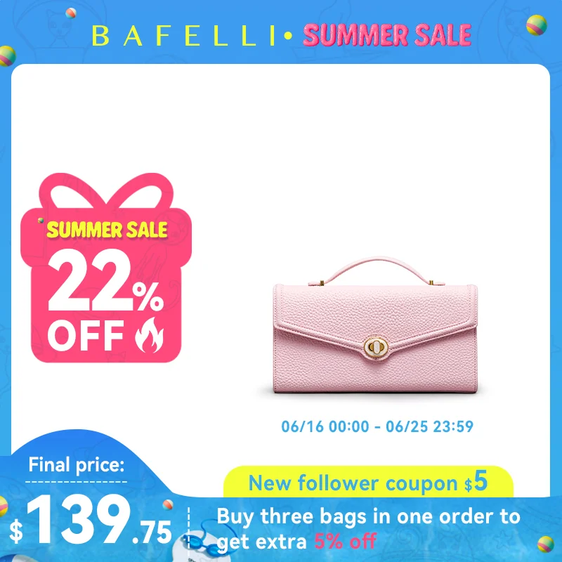 BAFELLI 2025 NEW WOMEN'S HANDBAG LEATHER WALLET PARTY SHOULDER DRESS PURSE LUXURY DESIGNER BRAND FEMALE EVENING BAGS CLUTCHES
BAFELLI 2025 NEW WOMEN'S HANDBAG LEATHER WALLET PARTY SHOULDER DRESS PURSE LUXURY DESIGNER BRAND FEMALE EVENING BAGS CLUTCHES