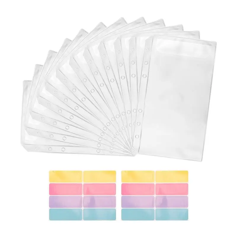 Highly Recommended A6 Binder Pockets 12PCS No Zipper Envelopes For Budgeting,6-Hole Zipperless Binder Pouches Envelope For A6 6-
Highly Recommended A6 Binder Pockets 12PCS No Zipper Envelopes For Budgeting,6-Hole Zipperless Binder Pouches Envelope For A6 6-
