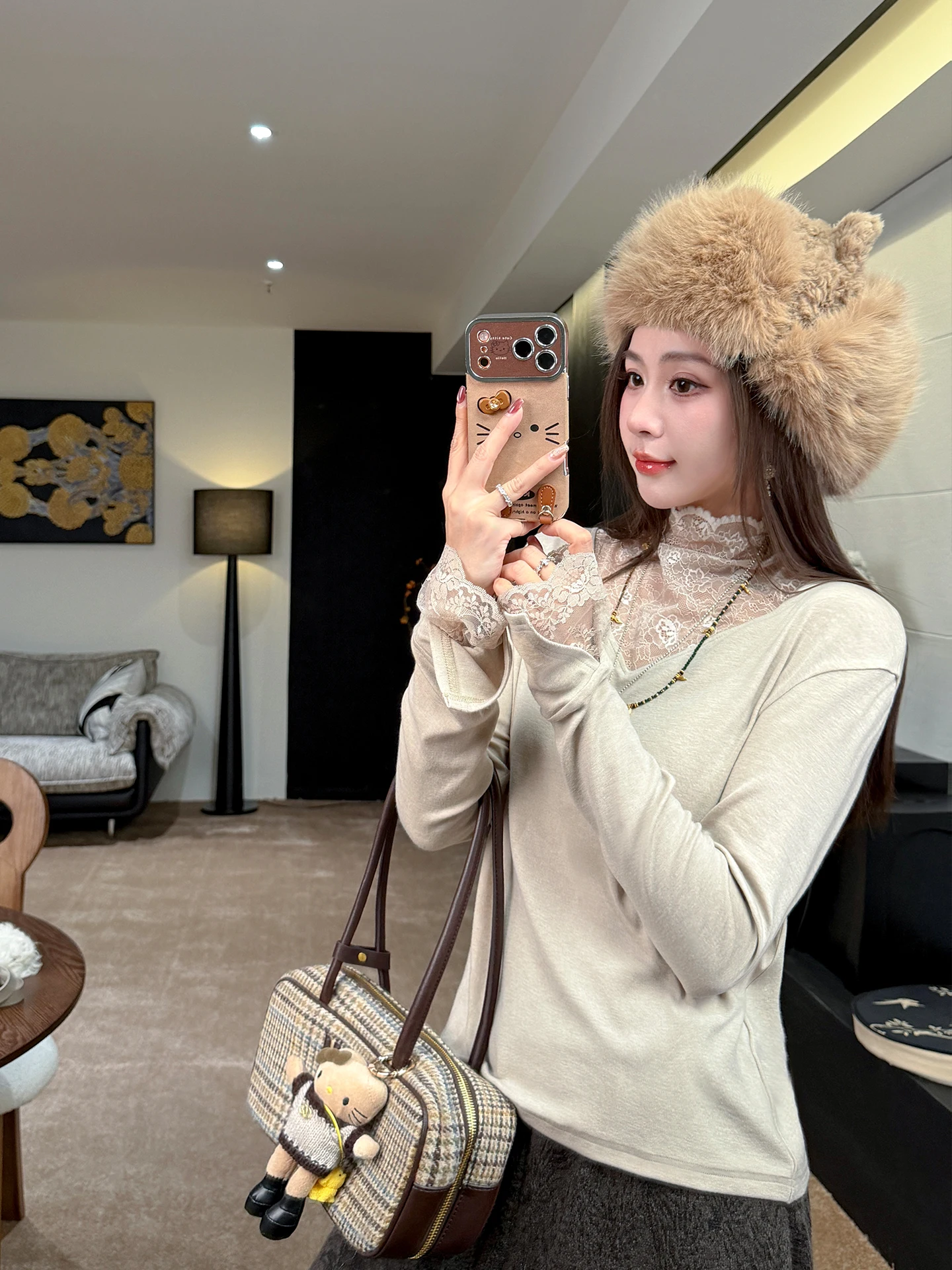 Теплый уютный свитер Zhang ei 76 Lan Jing из шерсти 20% овина, цвет овсяный, с кружевным воротником, базовый, в корейском стиле, для повседневной носки, длинный, свободный крой
Теплый уютный свитер Zhang ei 76 Lan Jing из шерсти 20% овина, цвет овсяный, с кружевным воротником, базовый, в корейском стиле, для повседневной носки, длинный, свободный крой