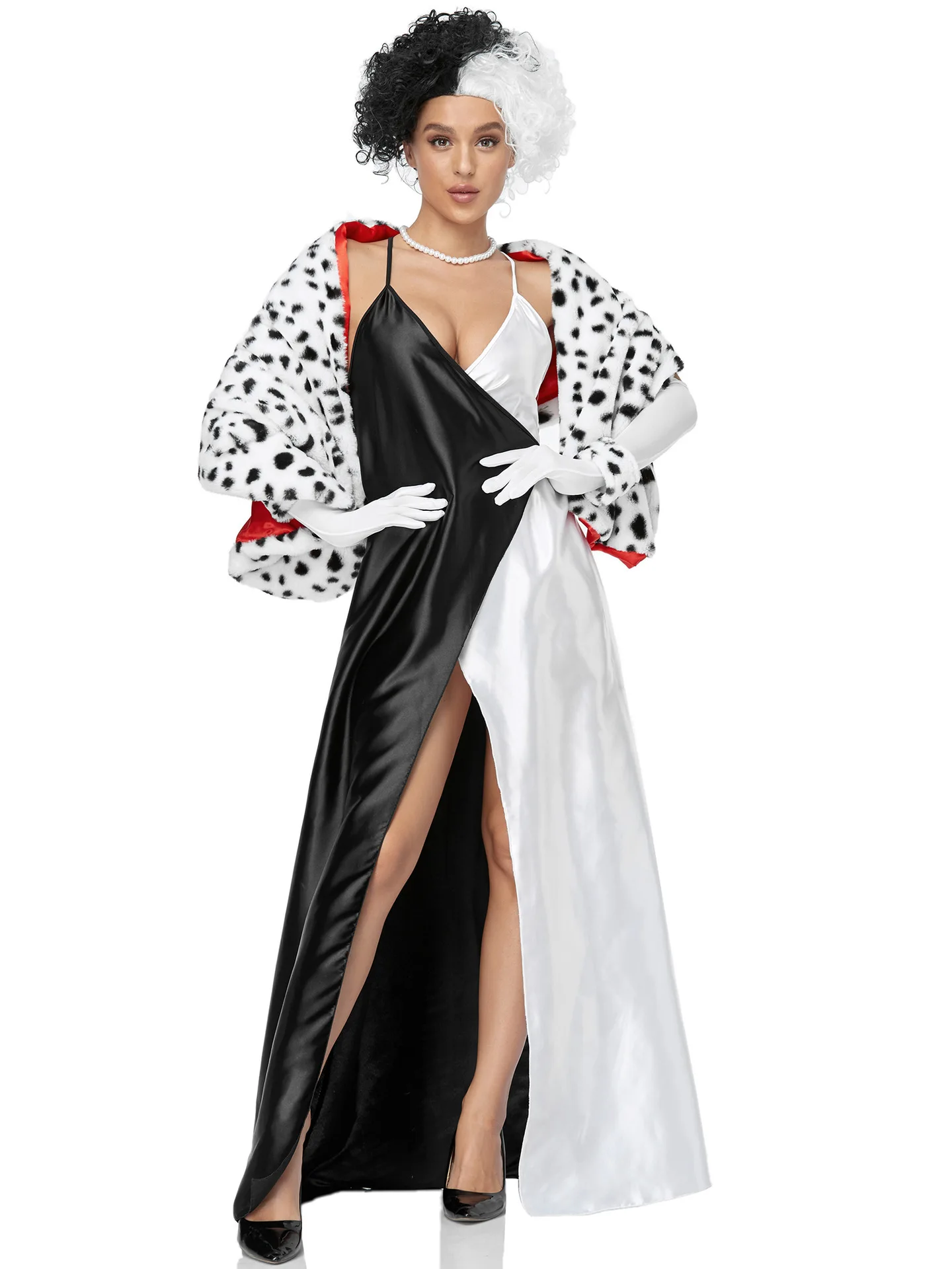 MXL Halloween Quila Spot Dog Cosplay Black And White Witch Uniform Stage Performance Costume Women's Traditional Ethnic Stage...
MXL Halloween Quila Spot Dog Cosplay Black And White Witch Uniform Stage Performance Costume Women's Traditional Ethnic Stage...