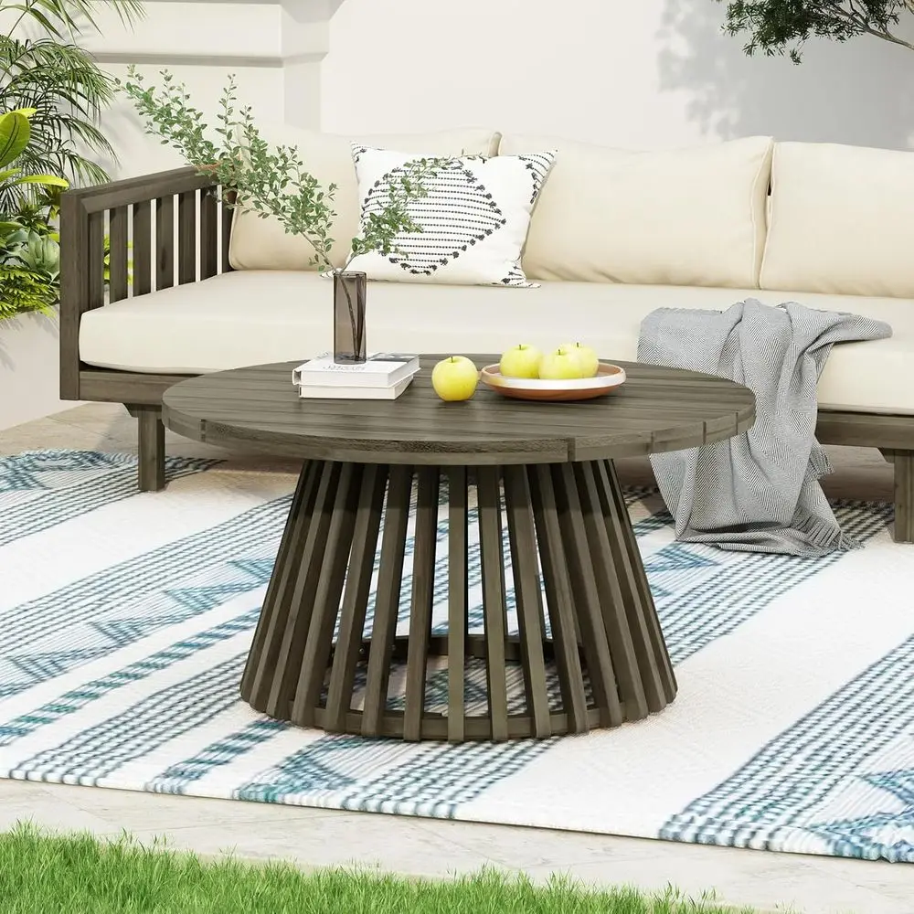 Круглый садовый стол Hakee из акации с уникальным деревянным основанием, стильный стол для двора, балкона, для использования в помещении и на улице, простой в сборке
Круглый садовый стол Hakee из акации с уникальным деревянным основанием, стильный стол для двора, балкона, для использования в помещении и на улице, простой в сборке