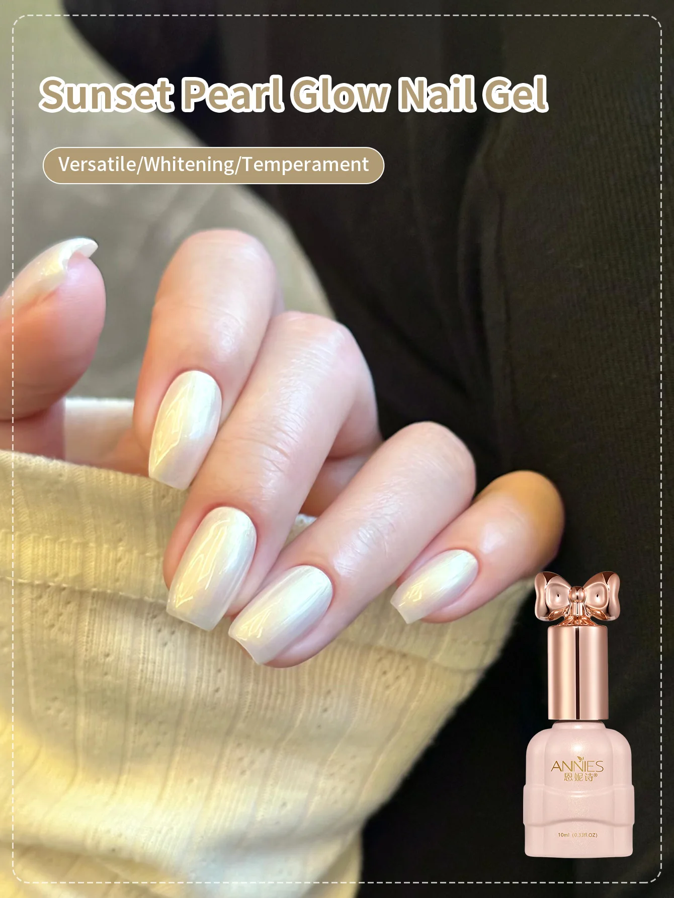 White Pearl Gel Nail Polish -1PC 10ml White Spring Colors Gel Polish Soak Off UV French Nails Art Manicure Salon DIY
White Pearl Gel Nail Polish -1PC 10ml White Spring Colors Gel Polish Soak Off UV French Nails Art Manicure Salon DIY