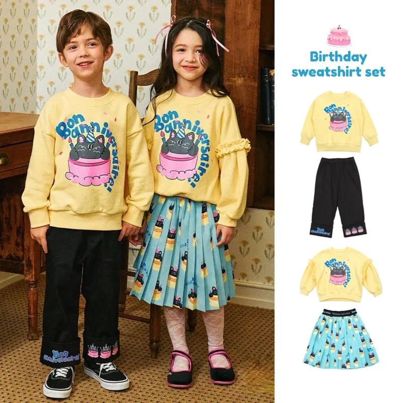 Spot! 2024 spring suit for boys and girls BE cartoon birthday children's clothing sweater children's spring long sleeve T
Spot! 2024 spring suit for boys and girls BE cartoon birthday children's clothing sweater children's spring long sleeve T