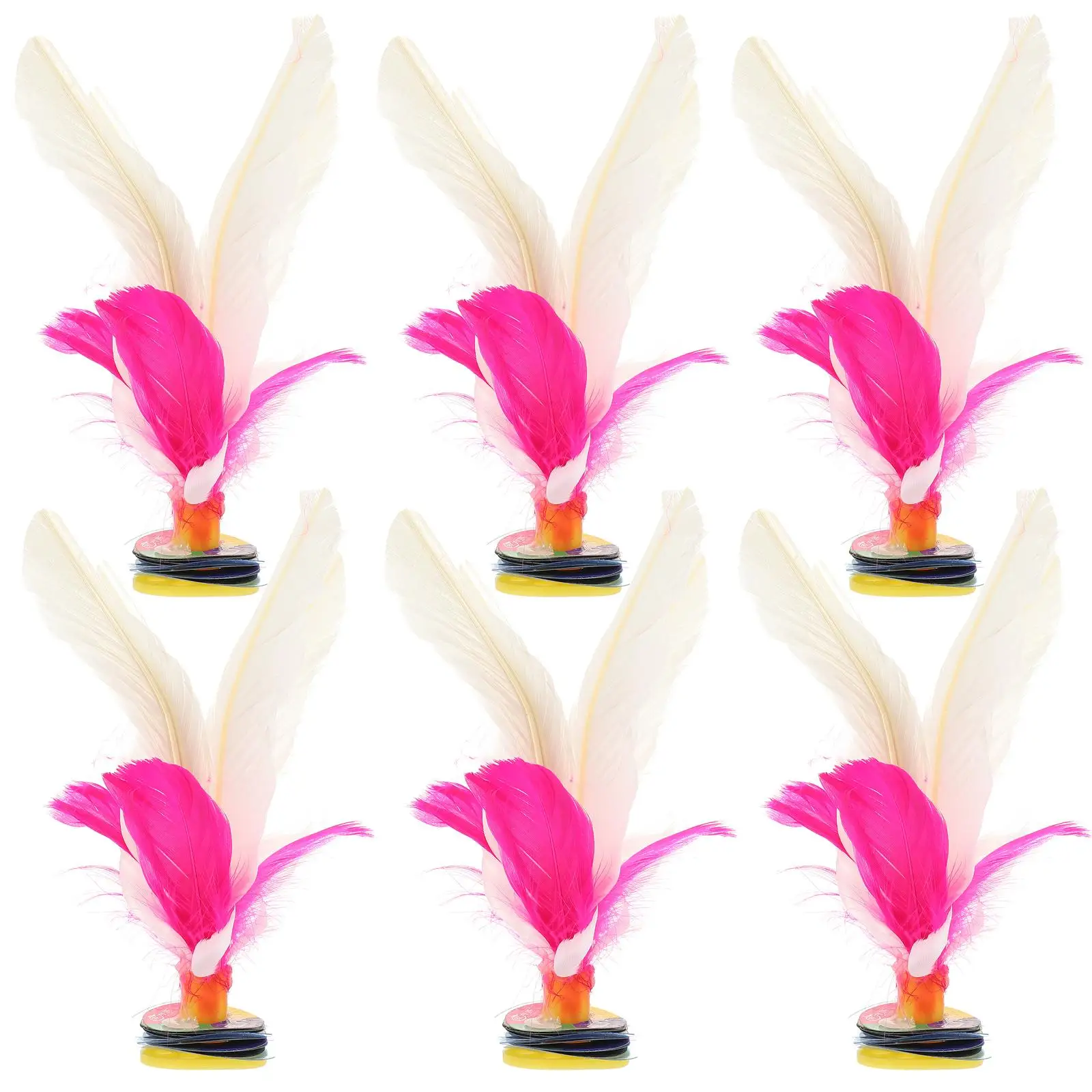 6 Pcs Goose Shuttlecock 17cm Traditional Leisure Toy Shuttlecock Kick Toy for Kids Adults Fitness Exercise
6 Pcs Goose Shuttlecock 17cm Traditional Leisure Toy Shuttlecock Kick Toy for Kids Adults Fitness Exercise