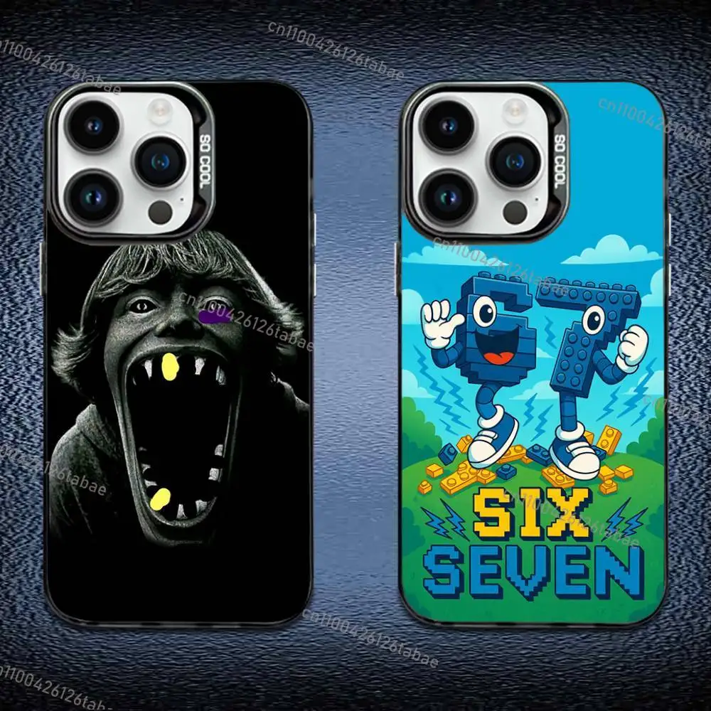 INS Cool Luxury Six Seven 67 Phone Case For iPhone 17,16,15,14,13,12,11 Pro Max Plus Colorful Gradient Soft TPU Black Cover
INS Cool Luxury Six Seven 67 Phone Case For iPhone 17,16,15,14,13,12,11 Pro Max Plus Colorful Gradient Soft TPU Black Cover