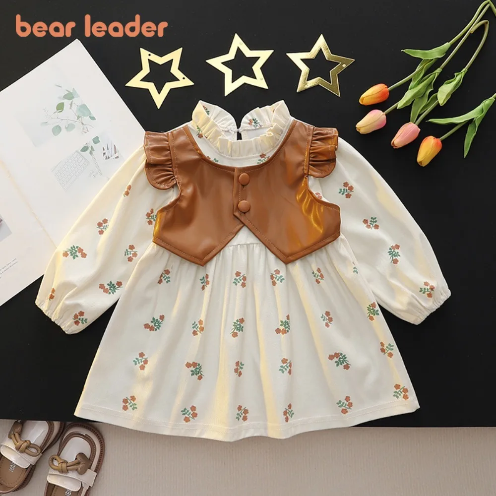 Bear Leader Sweet and Cute Long Sleeved Fake Two Piece Princess Girls Dresses 2025 Spring and Autumn Baby Dress Clothing
Bear Leader Sweet and Cute Long Sleeved Fake Two Piece Princess Girls Dresses 2025 Spring and Autumn Baby Dress Clothing
