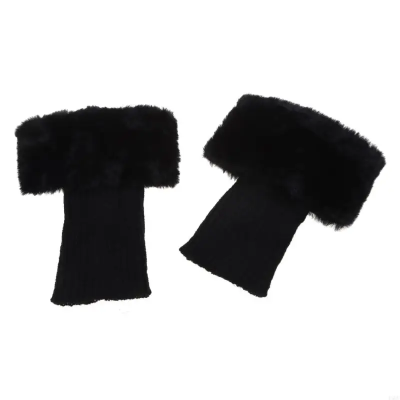 45BF Women Winter Socks 1 Pair Crochet Knit Fur Trim Leg Women Dormitory Keep Warm
45BF Women Winter Socks 1 Pair Crochet Knit Fur Trim Leg Women Dormitory Keep Warm