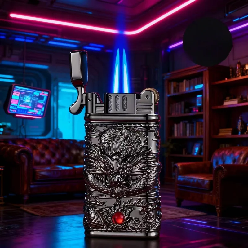 Новая тенденция Xianglong двойная прямая ударная надувная синяя огненная персонализированная зажигалка креативная мужская подарочная зажигалка с двойным огнем 
Новая тенденция Xianglong двойная прямая ударная надувная синяя огненная персонализированная зажигалка креативная мужская подарочная зажигалка с двойным огнем