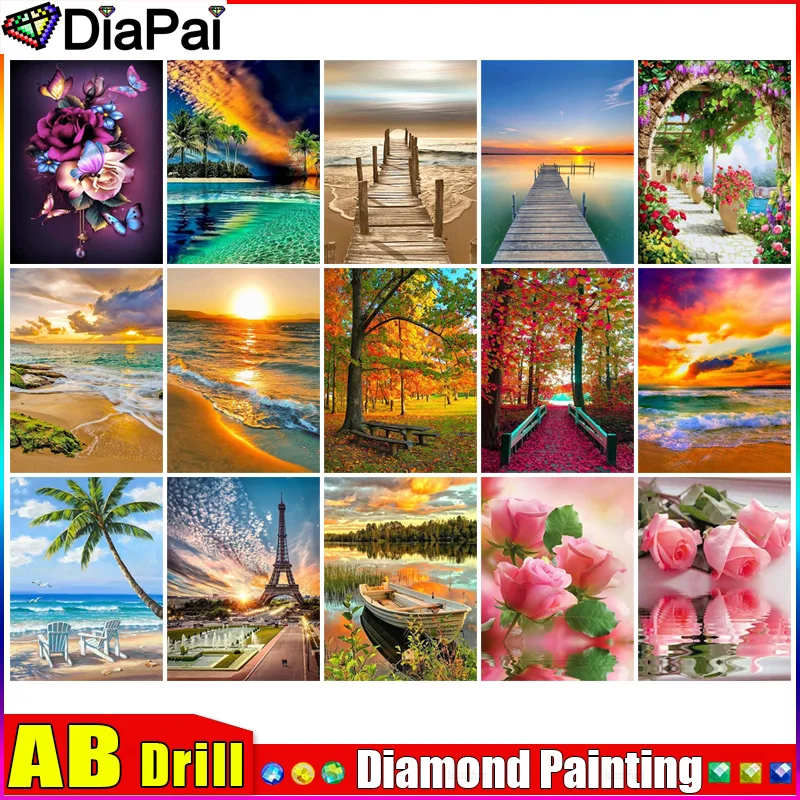 DIAPAI AB 5D DIY полная алмазная вышивка "Цветы розы бабочка пляж" алмазная живопись вышивка крестиком горный хрусталь украшение дома
DIAPAI AB 5D DIY полная алмазная вышивка "Цветы розы бабочка пляж" алмазная живопись вышивка крестиком горный хрусталь украшение дома