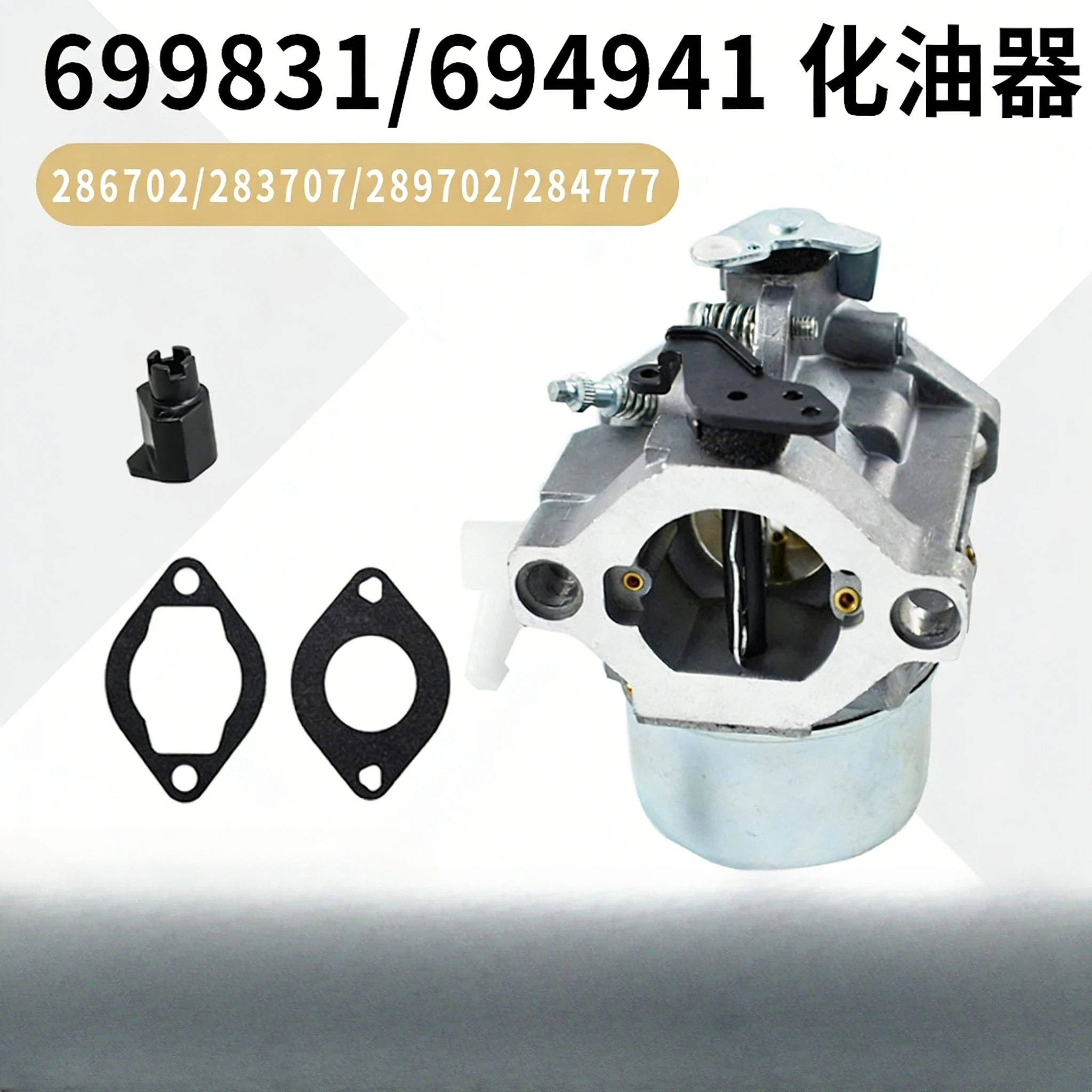 699831 694941 Carburetor for Briggs & Stratton 283702 286702 286707 289702 289707 283707 284702 284707 284777 Lawn Mower Carb
699831 694941 Carburetor for Briggs & Stratton 283702 286702 286707 289702 289707 283707 284702 284707 284777 Lawn Mower Carb