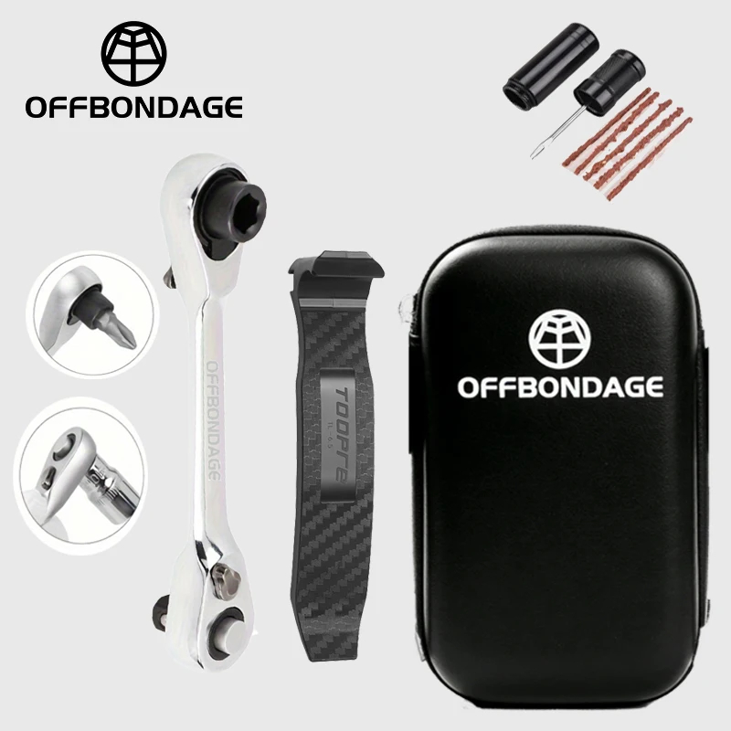 OFFBONDAGE Bicycle Repair Tool Kits Torque Wrench Cycling Equipment Combined Portable Kit MTB Tool Set Multi-tool Bike Accessori
OFFBONDAGE Bicycle Repair Tool Kits Torque Wrench Cycling Equipment Combined Portable Kit MTB Tool Set Multi-tool Bike Accessori