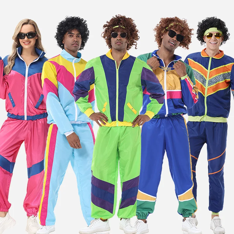 European and American new 70s and 80s hip-hop rock music cos Halloween men's jazz stage performance clothing wholesale
European and American new 70s and 80s hip-hop rock music cos Halloween men's jazz stage performance clothing wholesale