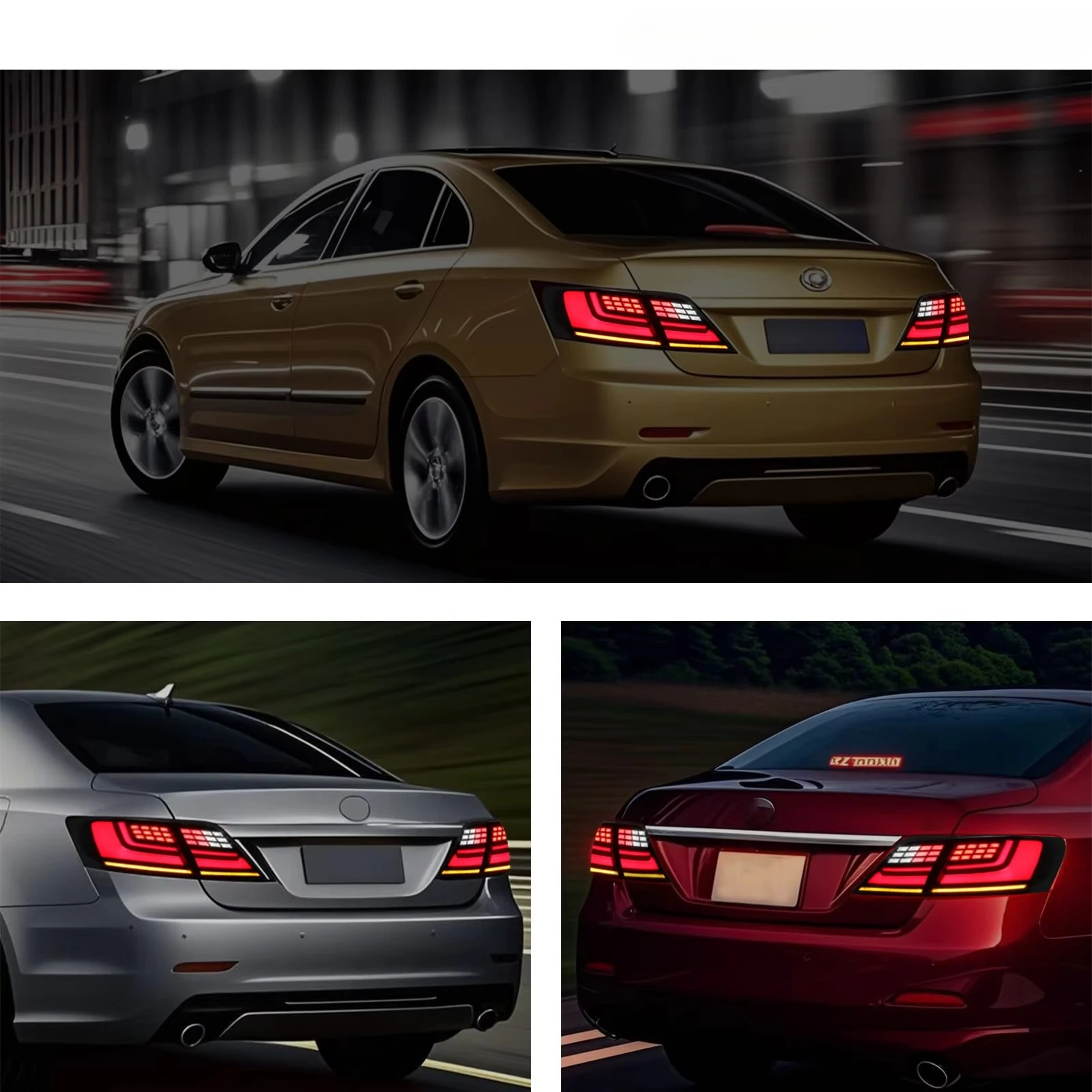 Эксклюзивная производство светодиодных задних фонарей для автомобильных аксессуаров Camry Aurion, новых задних фонарей из АБС-пластика 12 В, 2006-2014 гг. 
Эксклюзивная производство светодиодных задних фонарей для автомобильных аксессуаров Camry Aurion, новых задних фонарей из АБС-пластика 12 В, 2006-2014 гг.