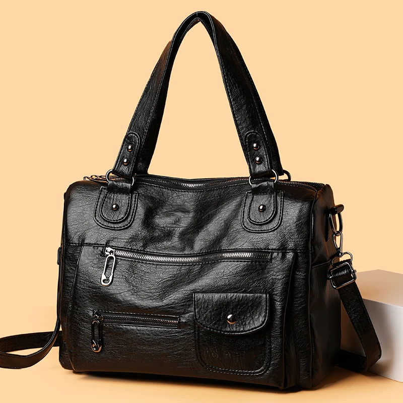 New Women Handbags pu leather Women High-capacity Shoulder Bag Fashion Luxury Ladies Messenger Bags High Quality Female Tote Bag
New Women Handbags pu leather Women High-capacity Shoulder Bag Fashion Luxury Ladies Messenger Bags High Quality Female Tote Bag