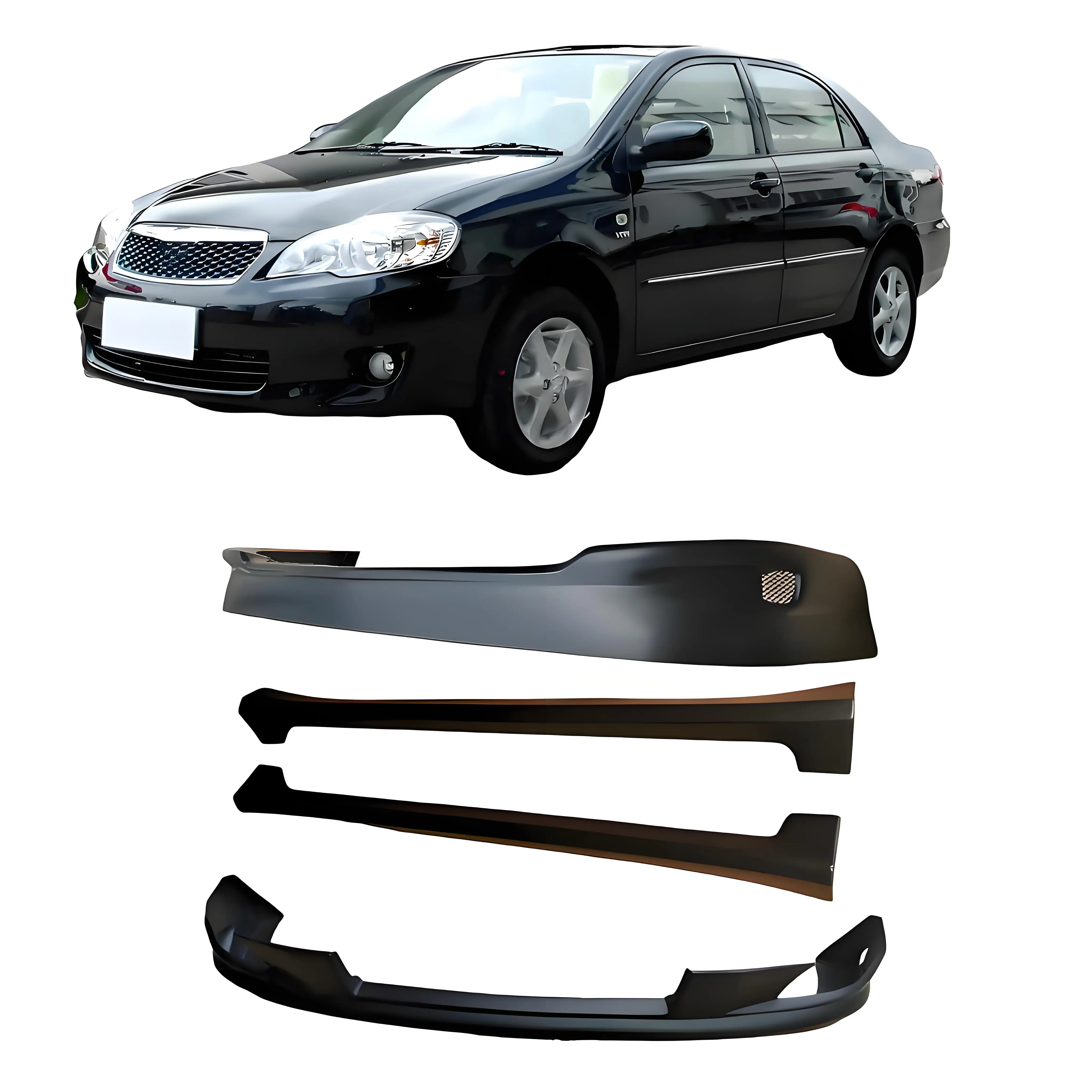 Auto Body Systems Pp Wide Body Kit Front Bumper Lip, Rear Bumper Lip and Side Skirt for Toyota Corolla 2004-2010 Type a
Auto Body Systems Pp Wide Body Kit Front Bumper Lip, Rear Bumper Lip and Side Skirt for Toyota Corolla 2004-2010 Type a