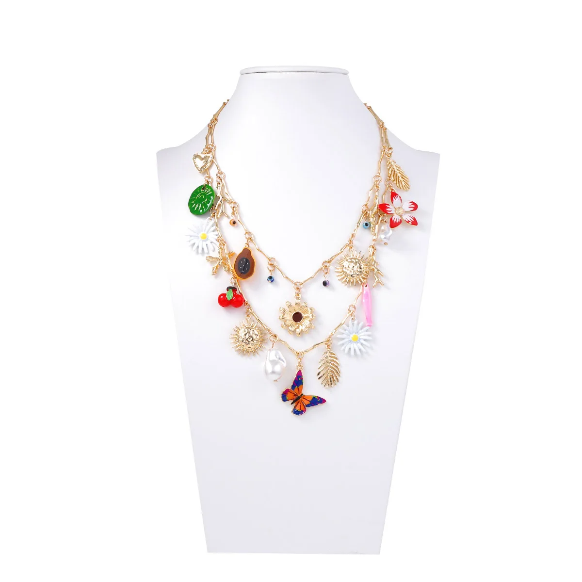 ZAA New Design Metal Heart Pendant Necklace Layered Long Rope Handmade Beaded Jewelry 2025 Trend Women Holiday Party Accessories
ZAA New Design Metal Heart Pendant Necklace Layered Long Rope Handmade Beaded Jewelry 2025 Trend Women Holiday Party Accessories