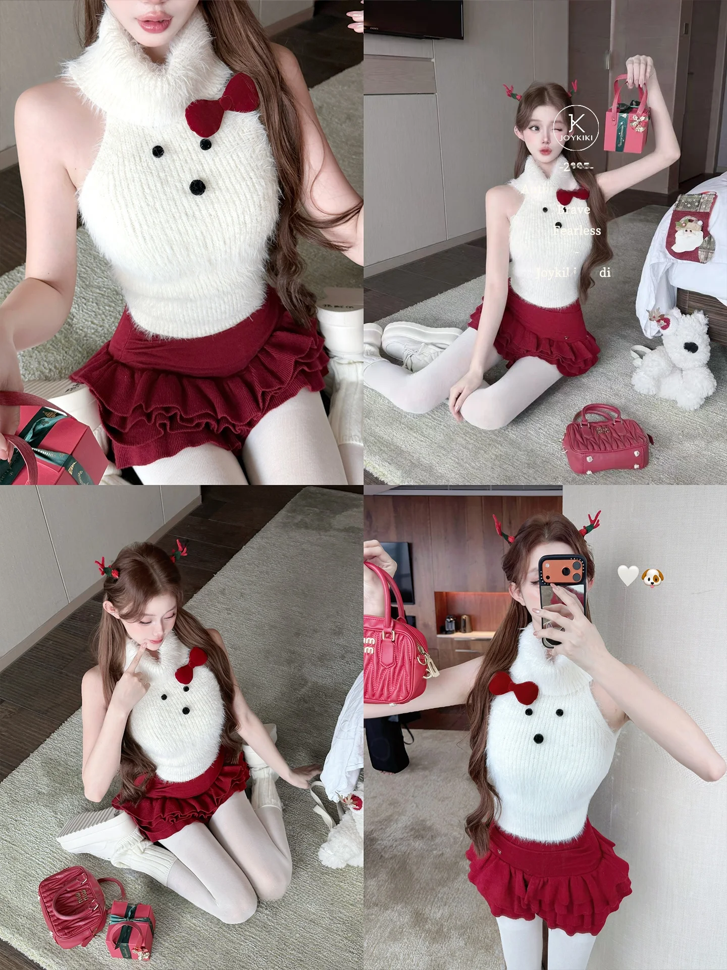 Joykiki Girls Knitted Elastic Plu Svel Top with Knot Vest And f Skirt Set Soft Ciwalk Faion Nylon
Joykiki Girls Knitted Elastic Plu Svel Top with Knot Vest And f Skirt Set Soft Ciwalk Faion Nylon